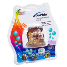 Декорація для акваріума KW Zone Dophin Скриня з розпилювачем 5,5 x 4,5 x 4,5 см (пластик)