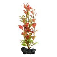 Декорация для аквариума Tetra DecoArt Plantastics растение с утяжелителем «Red Ludwigia» M 23 см (пластик)