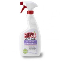 Дезодорант туалета для котів Nature's Miracle «Litter Box Odor Destroyer» 709 мл (спрей)