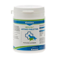 Добавка для котів та собак Canina «PETVITAL Arthro-Tabletten» 180 таблеток, 180 г (для суглобів)