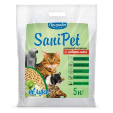 Гігієнічний наповнювач для гризунів Природа Sani Pet «Яблуко» 5 кг (деревинний)