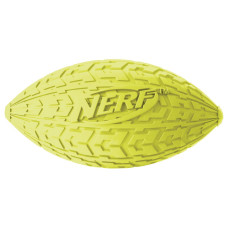 Іграшка для собак Nerf М'яч регбі з пискавкою 10 см (гума)