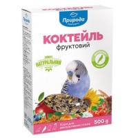 Корм для волнистых попугаев Природа Коктейль «Фруктовый» 500 г