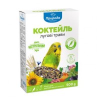 Корм для волнистых попугаев Природа Коктейль «Луговые травы» 500 г