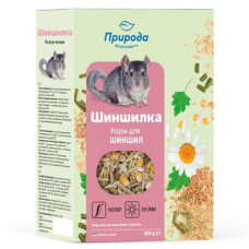 Корм для шиншил Природа «Шиншилка» + Колор та Ензим 500 г