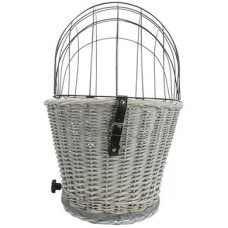 Кошик для велосипеда Trixie 35 × 49 × 55 см плетений (білий)