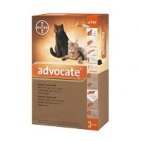 Краплі на холку для котів та тхорів Bayer «Advocate» (Адвокат) до 4 кг, 1 піпетка (від зовнішніх та внутрішніх паразитів) - rds