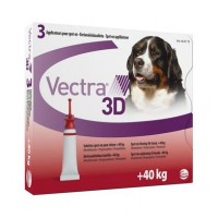 Краплі на холку для собак Ceva «Vectra 3D» (Вектра 3D) від 40 до 65 кг, 3 піпетки (від зовнішніх паразитів)
