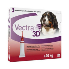 Краплі на холку для собак Ceva «Vectra 3D» (Вектра 3D) від 40 до 65 кг, 3 піпетки (від зовнішніх паразитів)