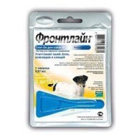 Капли на холку для собак Merial «Frontline» (Фронтлайн) от 2 до 10 кг, 1 пипетка (от внешних паразитов)