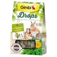 Лакомство для грызунов GimBi дропсы с одуванчиком, 50 г