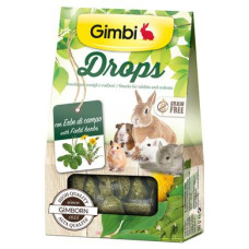 Ласощі для гризунів GimBi дропси з травами, 50 г
