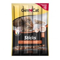 Ласощі для котів GimCat м'ясні палички grain-free 4 шт. (лосось та гребінці)