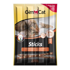 Ласощі для котів GimCat м'ясні палички grain-free 4 шт. (лосось та гребінці)