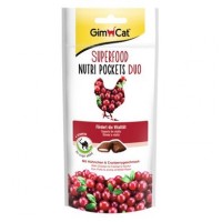 Лакомство для кошек GimCat Superfood Nutri Pockets Duo 60 г (курица)