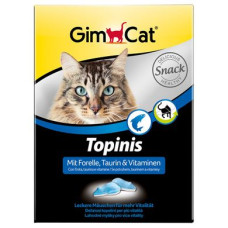 Ласощі для котів GimCat Topinis 180 шт. (форель)