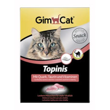 Ласощі для котів GimCat Topinis 180 шт. (творог)