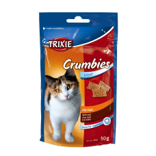 Ласощі для котів Trixie «Crumbies» 50 г (для виведення шерсті)