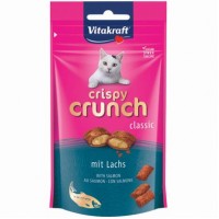 Лакомство для котов Vitakraft Crispy Crunch подушечки 60 г (лосось)