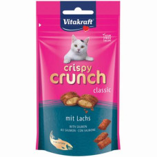 Ласощі для котів Vitakraft Crispy Crunch подушечки 60 г (лосось)