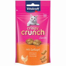 Ласощі для котів Vitakraft Crispy Crunch подушечки 60 г (м’ясо птахів)
