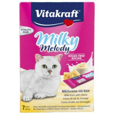 Ласощі для котів Vitakraft Milky Melody 7 шт х 15 г (сир)