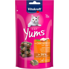 Ласощі для котів Vitakraft Yums 40 г (курка та котяча м’ята)