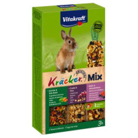 Лакомство для кроликов Vitakraft «Kracker Original Trio-Mix» 168 г / 3 шт. (ассорти)