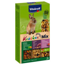 Ласощі для кроликів Vitakraft «Kracker Original Trio-Mix» 168 г / 3 шт. (асорті)