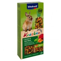 Лакомство для кроликов Vitakraft «Kracker Original + Vegetable & Beetroot» 100 г / 2 шт. (овощи)