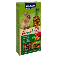 Ласощі для кроликів Vitakraft «Kracker Original + Vegetable & Beetroot» 100 г / 2 шт. (овочі)