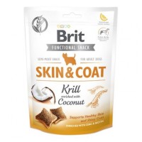 Ласощі для собак Brit Functional Snack Skin & Coat 150 г (для шкіри та шерсті)
