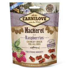 Ласощі для собак Carnilove Mackerel with Raspberries 200 г (для імунітету)