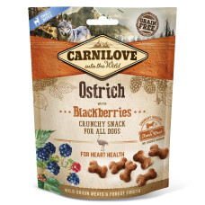 Ласощі для собак Carnilove Ostrich with Blackberries 200 г (для здоров'я серця)