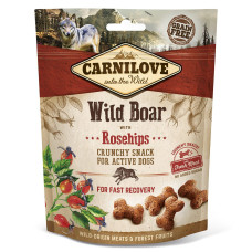 Ласощі для собак Carnilove Wild Boar with Rosehips 200 г (для швидкого відновлення)