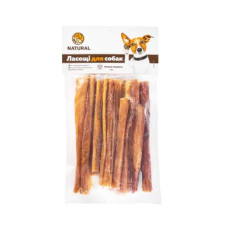 Ласощі для собак кишка яловича для собак Natural 100 г