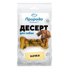 Ласощі для собак Природа Десерт «Качка» 100 г