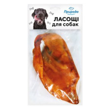 Ласощі для собак Природа Вухо свиняче 40 г