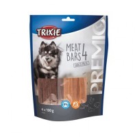 Лакомство для собак Tixie PREMIO 4 Meat Bars 4 x 100 г (курица, утка, баранина, лосось)
