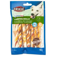 Ласощі для собак Trixie Паличка для чищення зубів Denta Fun 12 см, 80 г / 10 шт. (барбекю)