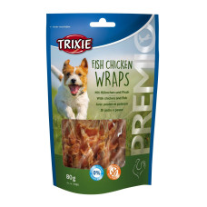 Ласощі для собак Trixie PREMIO Fish Chicken Wraps 80 г (курка та риба)
