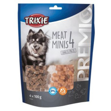 Ласощі для собак Trixie PREMIO Meat Minis 4 x 100 г (курка, качка, яловичина, баранина)