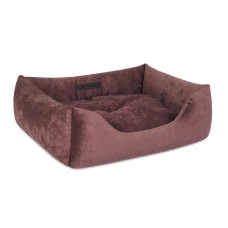 Лежак Pet Fashion «Denver» 60 х 50 х 18 колір: ягода