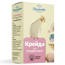 Мінеральний камінь для середніх папуг Природа з морськими мушлями 18 г