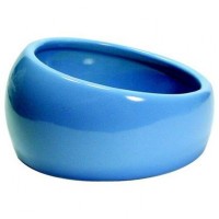 Миска керамічна Living World «Ergonomic Dish» 120 мл / 10 см (блакитна) - dgs