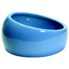 Миска керамічна Living World «Ergonomic Dish» 120 мл / 10 см (блакитна) - dgs