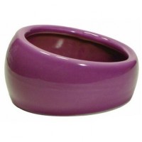Миска керамическая Living World «Ergonomic Dish» 120 мл / 10 см (розовая)