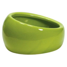 Миска керамічна Living World «Ergonomic Dish» 120 мл / 10 см (зелена) - dgs