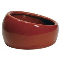 Миска керамическая Living World «Ergonomic Dish» 420 мл / 13,5 см (бордовая)