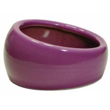 Миска керамічна Living World «Ergonomic Dish» 420 мл / 13,5 см (рожева) - dgs